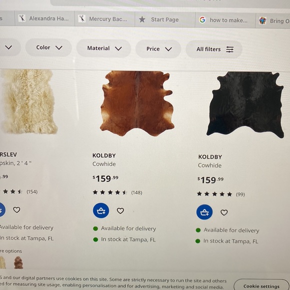 IKEA Coldby cowhide rug - Picture 9 of 9